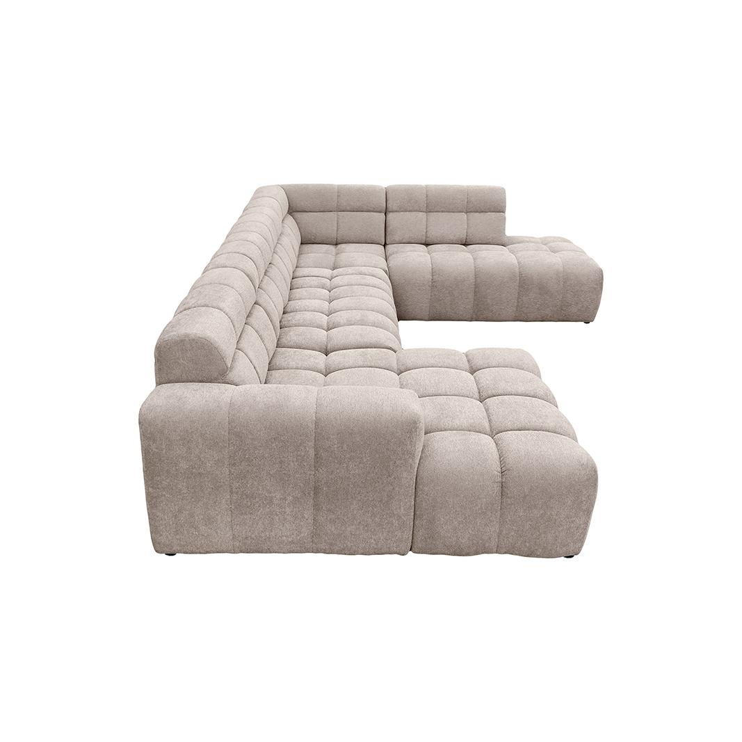  Hoekbank Luna - Naturel - Toro - U-Bank Rechts afbeelding 5