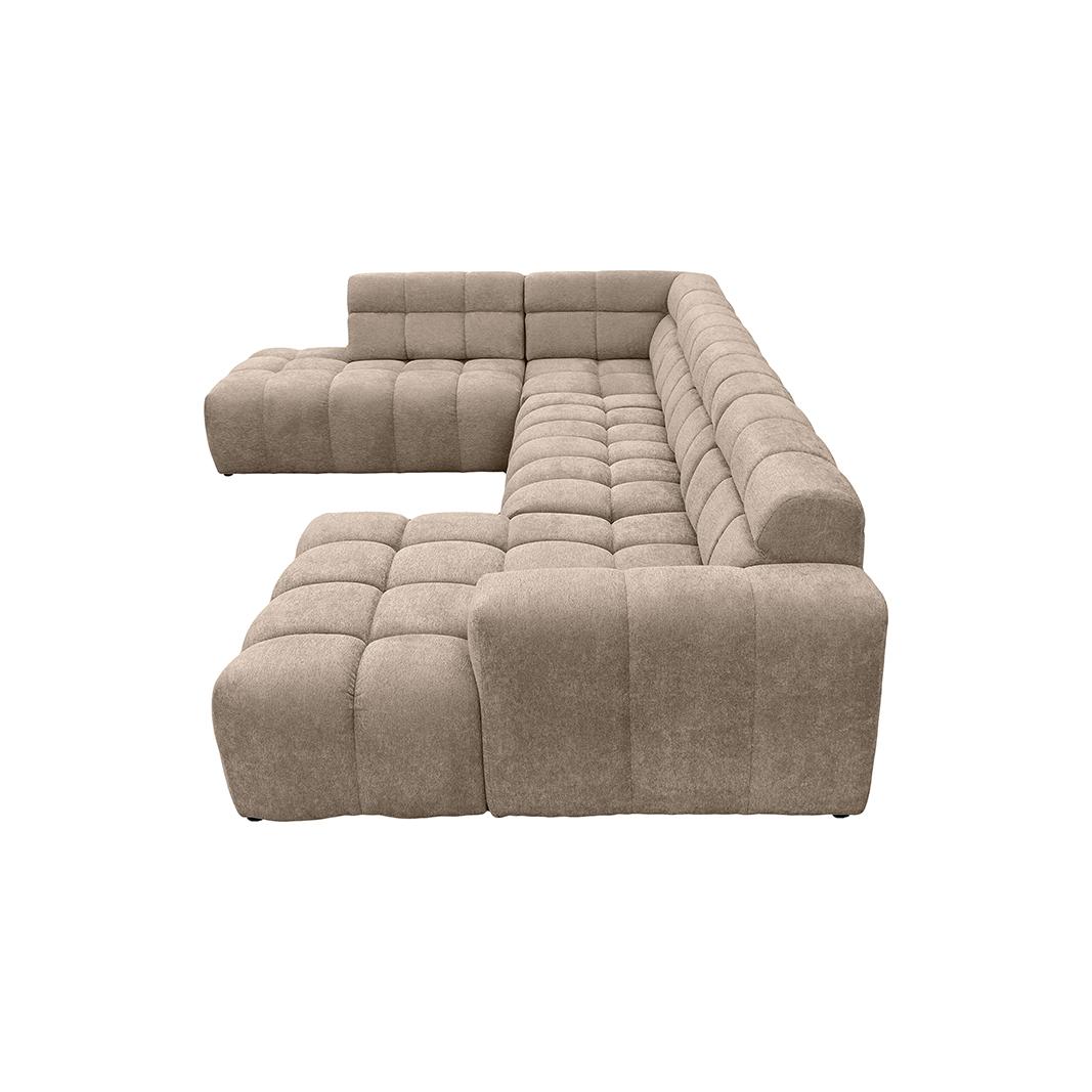  Hoekbank Luna - Taupe - Toro - U-Bank Links afbeelding 5
