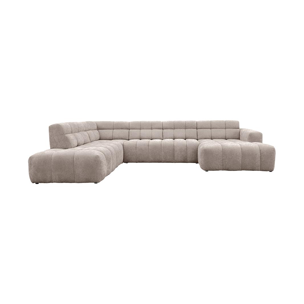  Hoekbank Luna - Naturel - Toro - U-Bank Links afbeelding 2