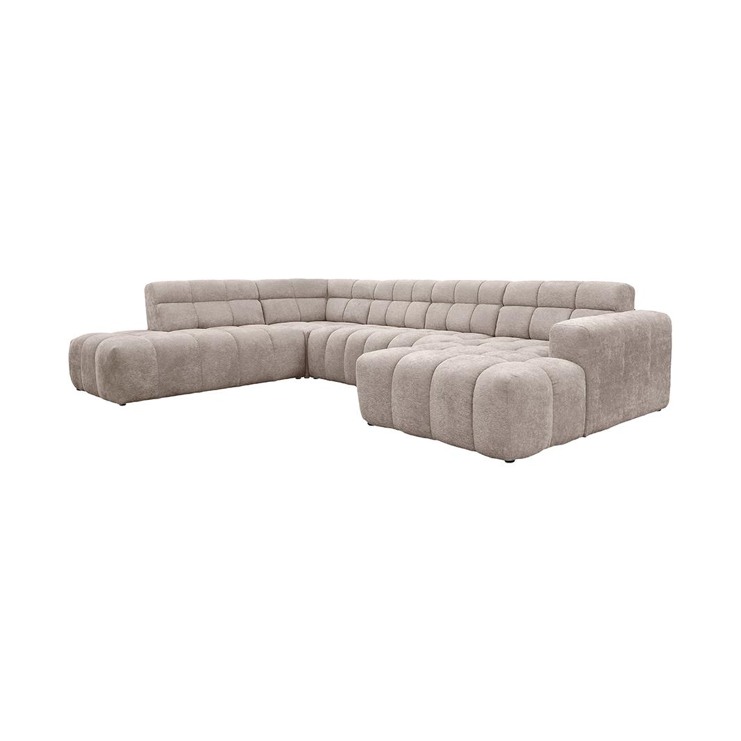  Hoekbank Luna - Naturel - Toro - U-Bank Links afbeelding 3