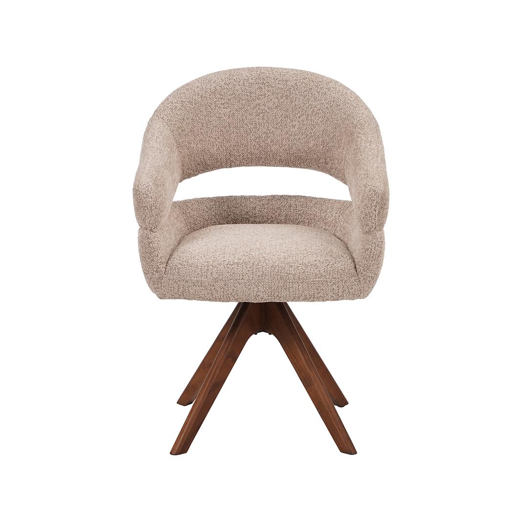  Eetkamerstoel Sofia - Beige - Geweven - One Size afbeelding 3