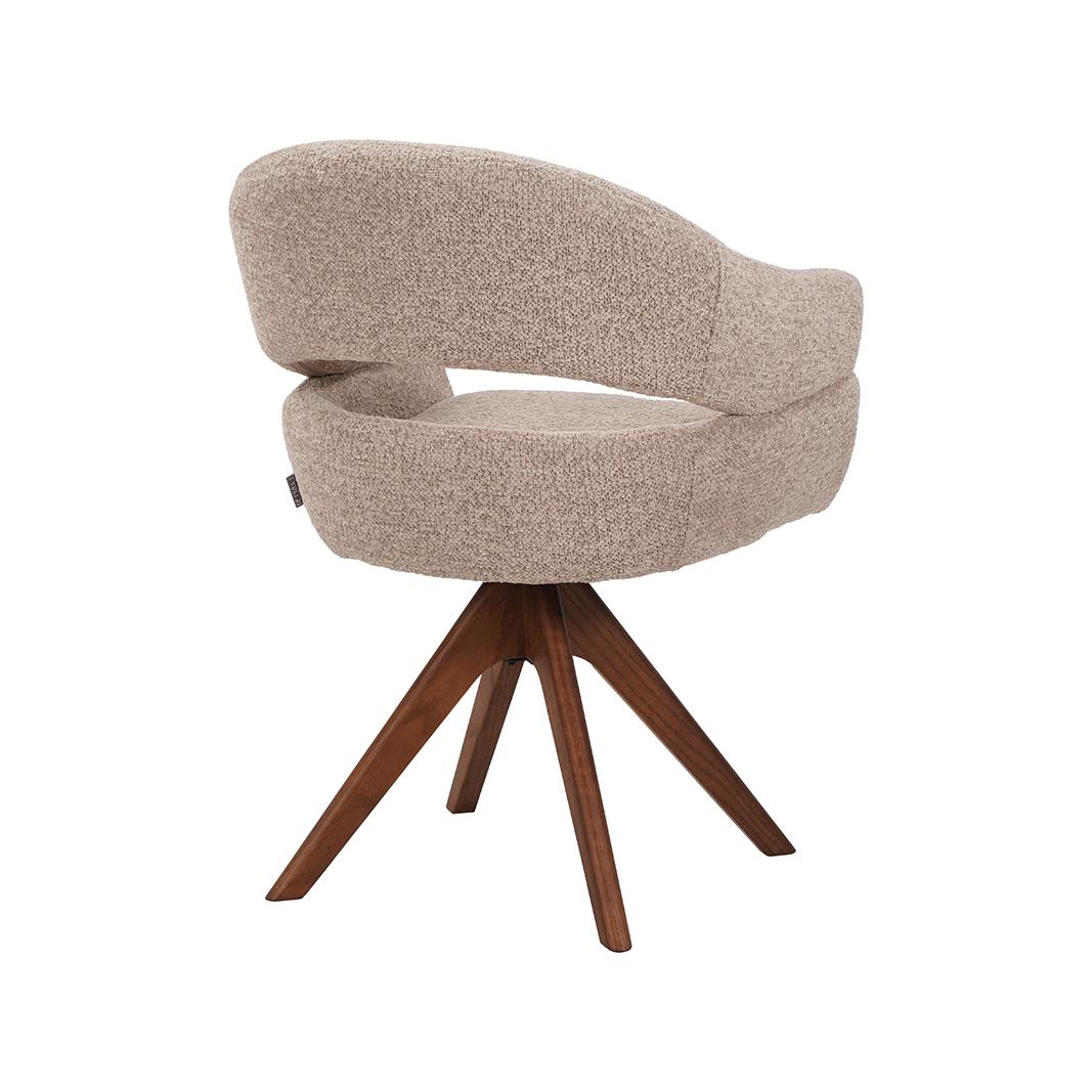  Eetkamerstoel Sofia - Beige - Geweven - One Size afbeelding 5