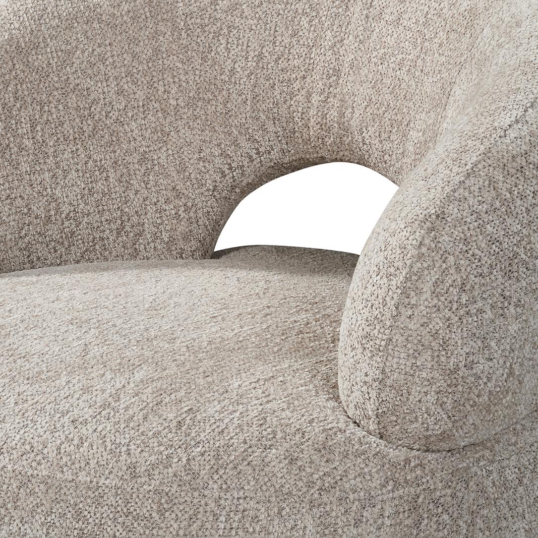  Fauteuils Nusenna - Beige - Geweven afbeelding 5