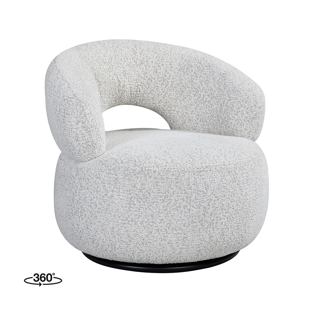  Fauteuils Nusenna - Champagne - Geweven afbeelding 1