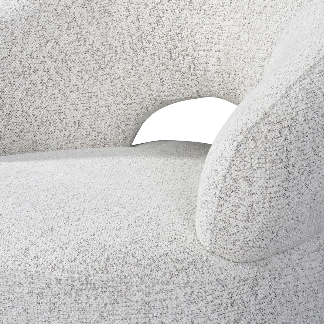  Fauteuils Nusenna - Champagne - Geweven afbeelding 5