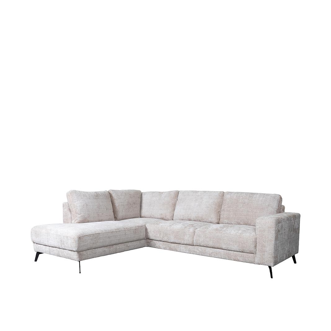  Hoekbank Luxor - Naturel - Marbella - Hoekbank Links afbeelding 3