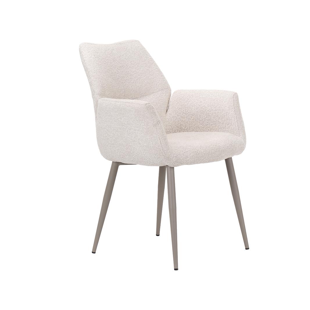  Eetkamerstoel Legend - Naturel - Superb - Beige Stof afbeelding 1