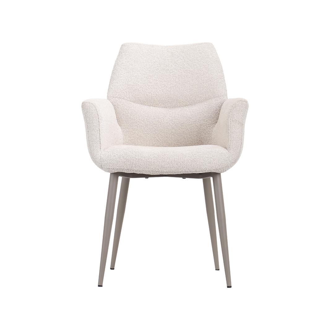  Eetkamerstoel Legend - Naturel - Superb - Beige Stof afbeelding 2