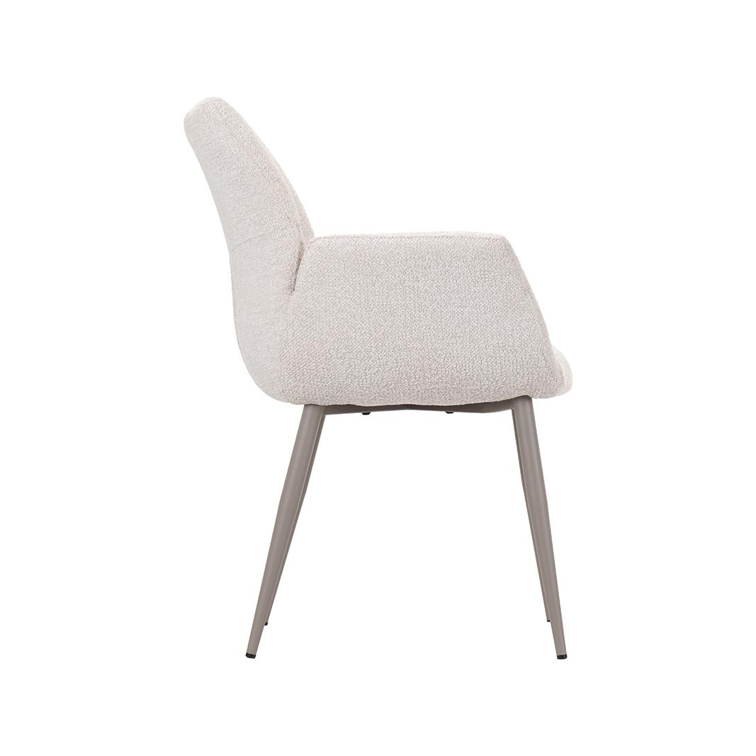  Eetkamerstoel Legend - Naturel - Superb - Beige Stof afbeelding 3