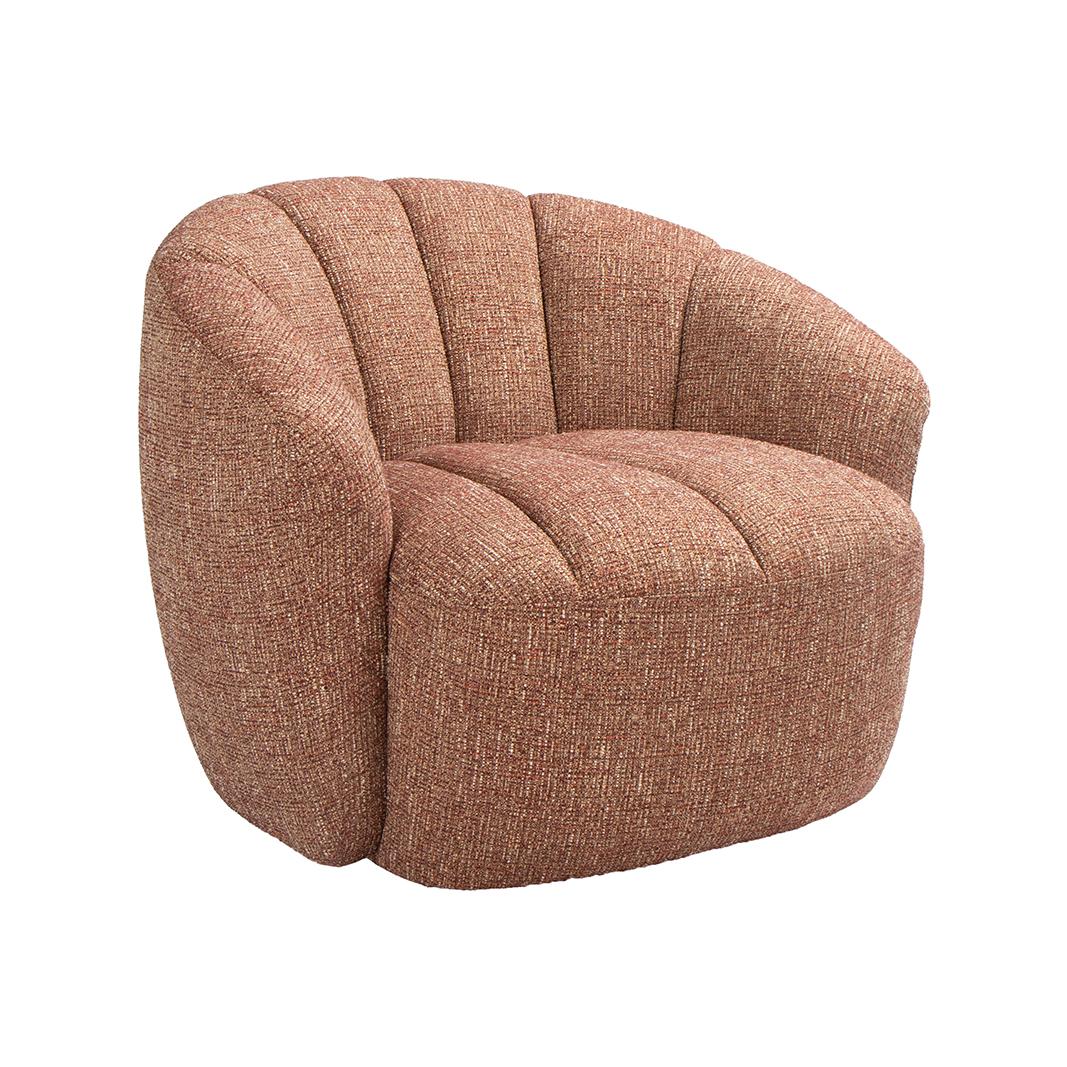  Fauteuil Marvito - Burgundy - Rustic Weave - One Size afbeelding 2
