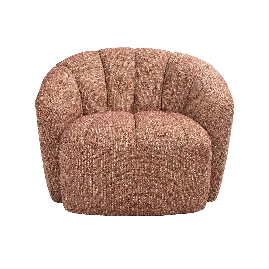  Fauteuil Marvito - Burgundy - Rustic Weave - One Size afbeelding 3