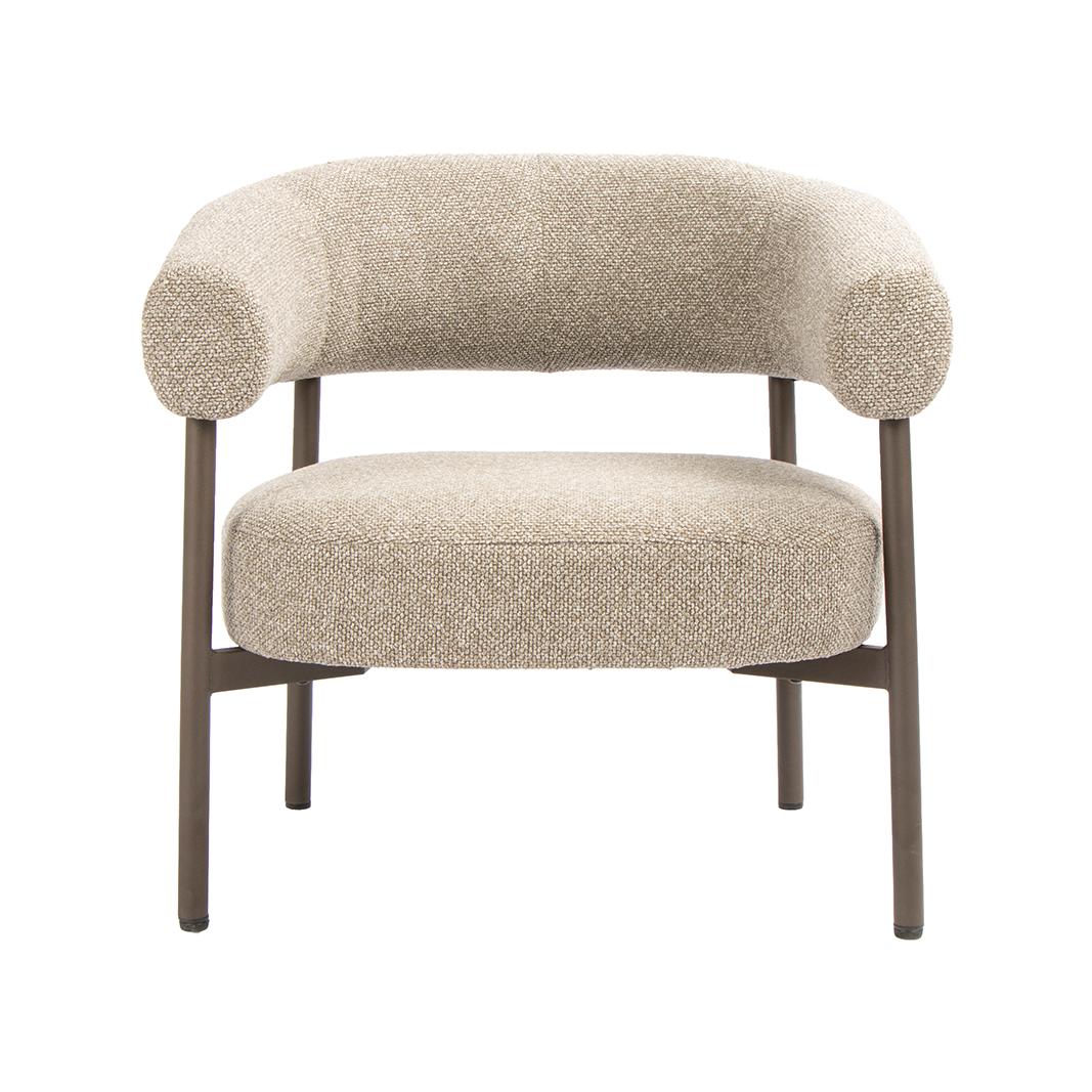  Fauteuil Delfina - Mushroom - Royal Boucle - One Size afbeelding 2