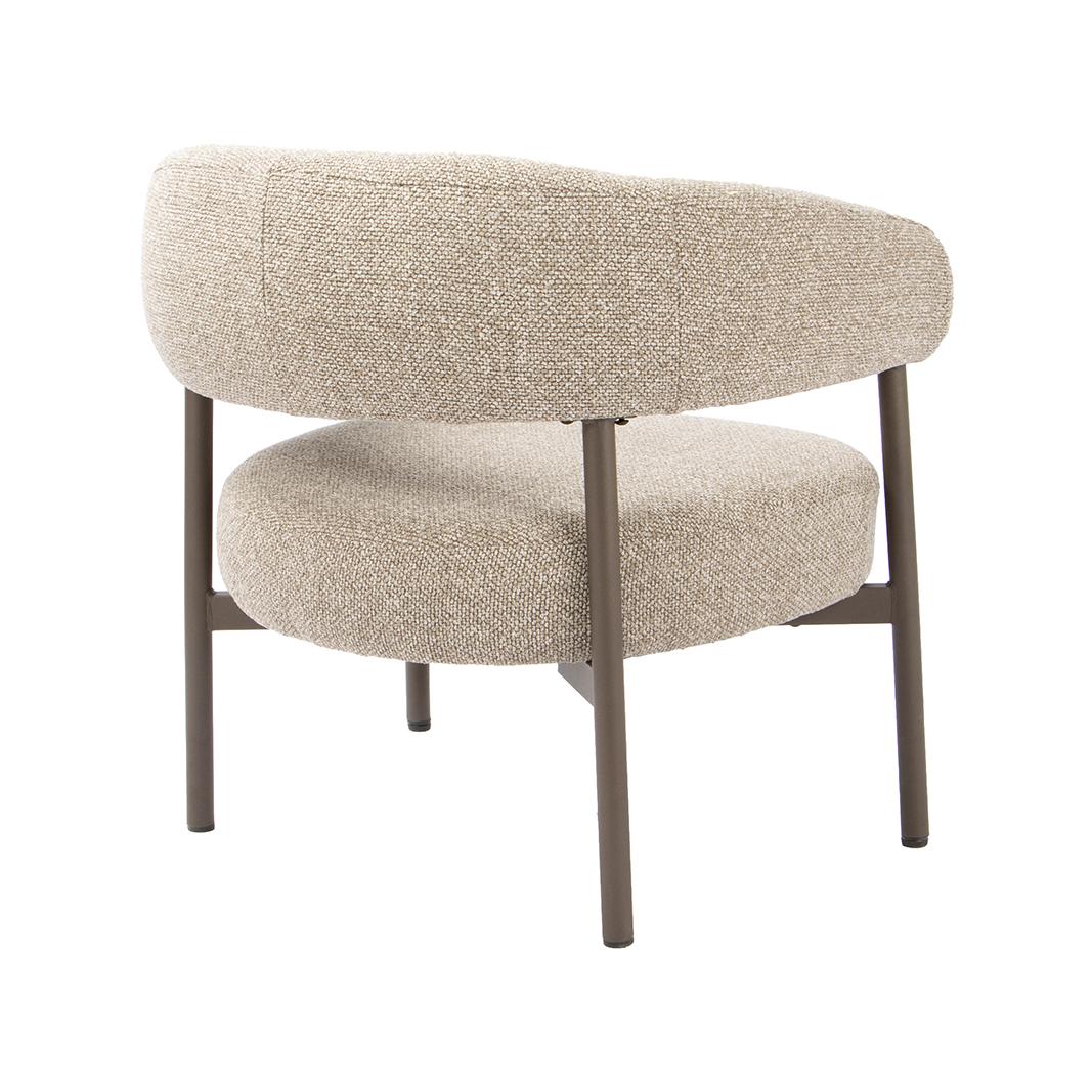  Fauteuil Delfina - Mushroom - Royal Boucle - One Size afbeelding 4