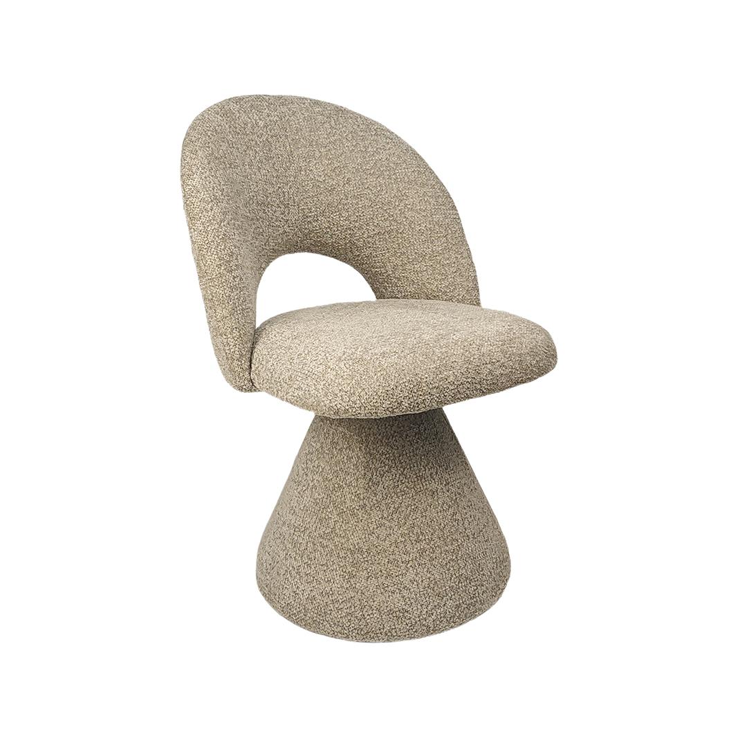  Eetkamerstoel Studio - Beige - Superb - Beige Stof afbeelding 1