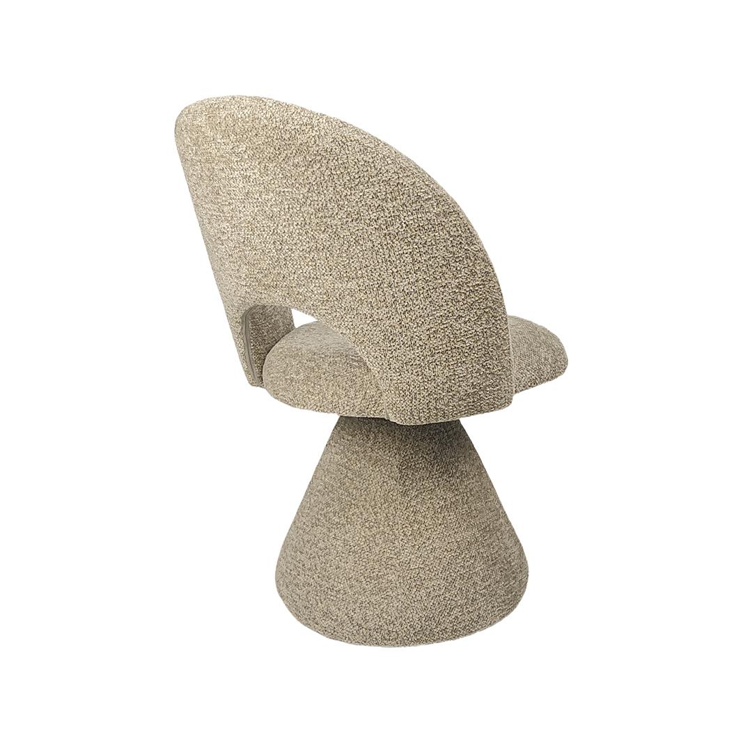  Eetkamerstoel Studio - Beige - Superb - Beige Stof afbeelding 4
