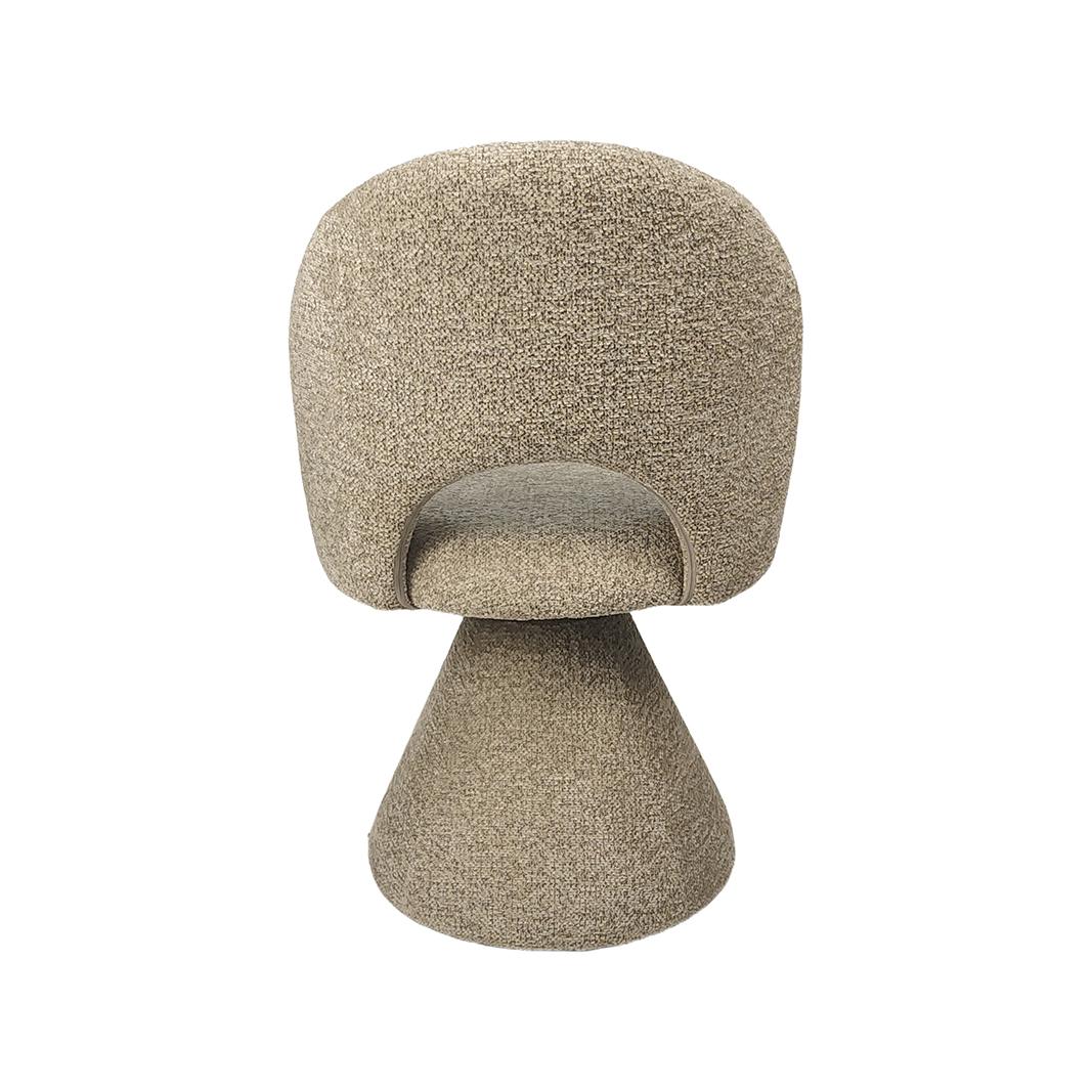  Eetkamerstoel Studio - Beige - Superb - Beige Stof afbeelding 5