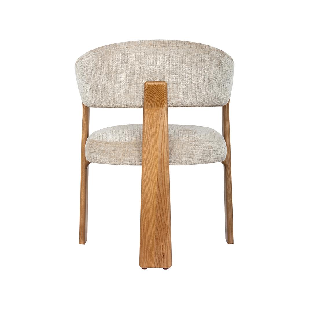  Eetkamerstoel Nice - Naturel - Cremona - Naturel Hout afbeelding 5