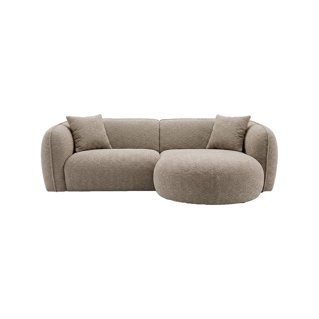  Hoekbank Fermo - Taupe - Cover Me - Loungebank Rechts afbeelding 1