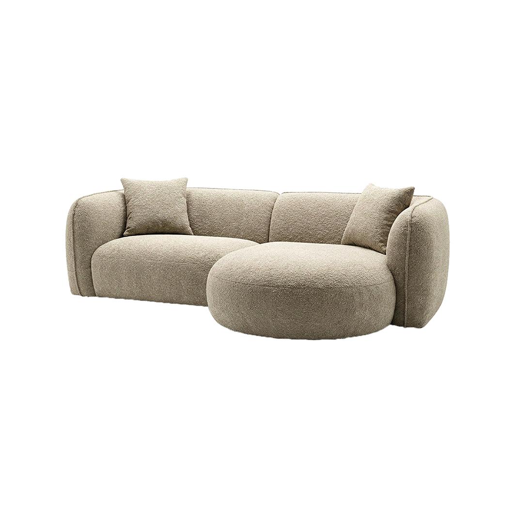  Hoekbank Fermo - Taupe - Cover Me - Loungebank Rechts afbeelding 3