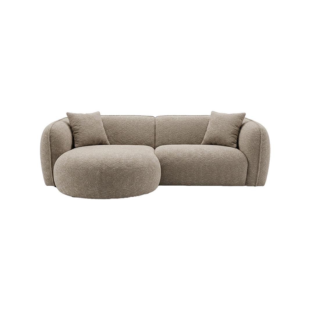  Bank Fermo - Taupe - - Loungebank Links afbeelding 1
