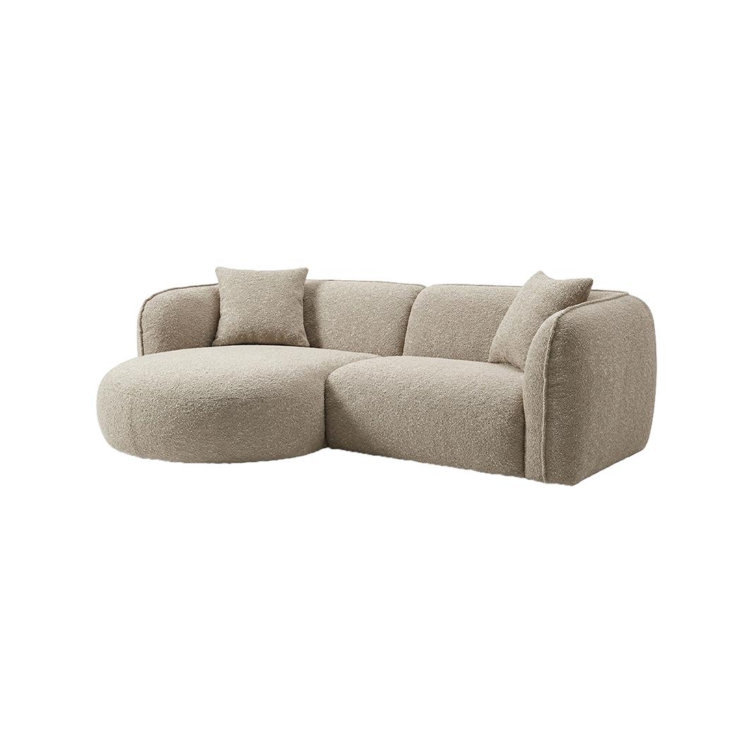  Bank Fermo - Taupe - - Loungebank Links afbeelding 2
