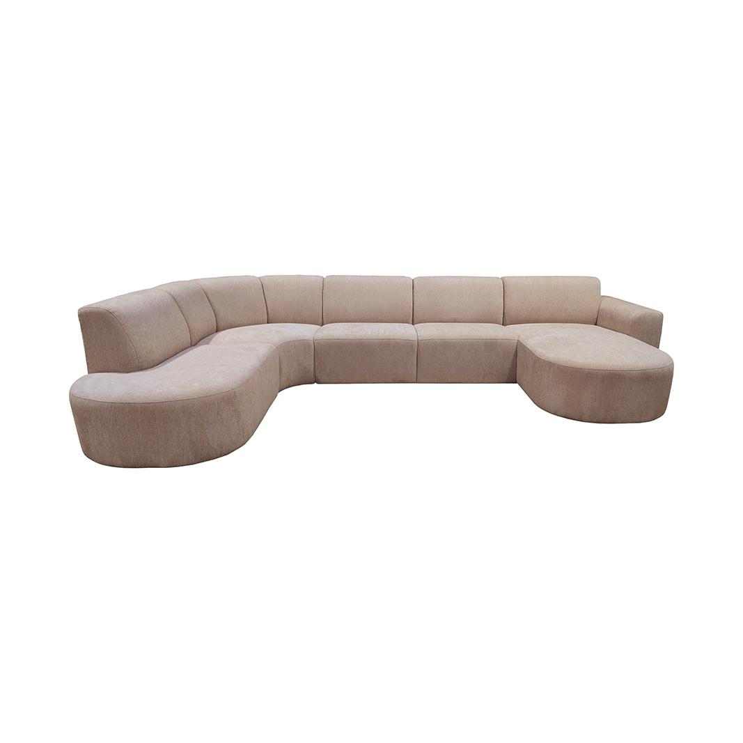  Hoekbank Evito - Clay - Elite - U-Bank Links afbeelding 2