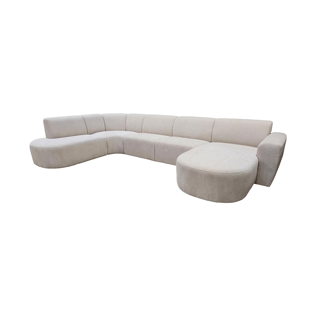  Hoekbank Evito - Naturel - Elite - U-Bank Links afbeelding 3