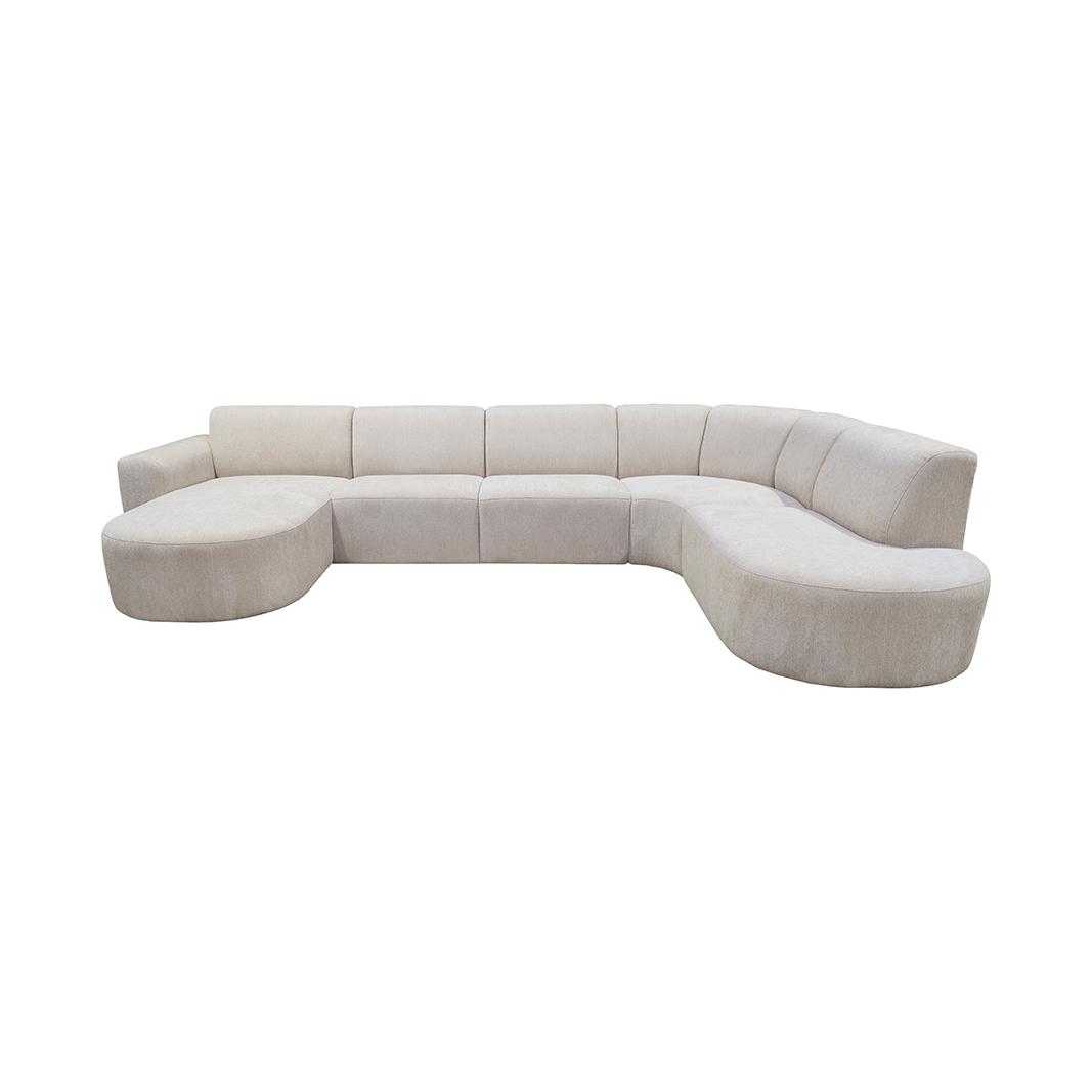  Hoekbank Evito - Naturel - Elite - U-Bank Rechts afbeelding 2