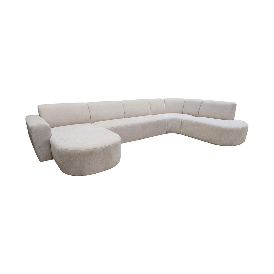  Hoekbank Evito - Naturel - Elite - U-Bank Rechts afbeelding 3
