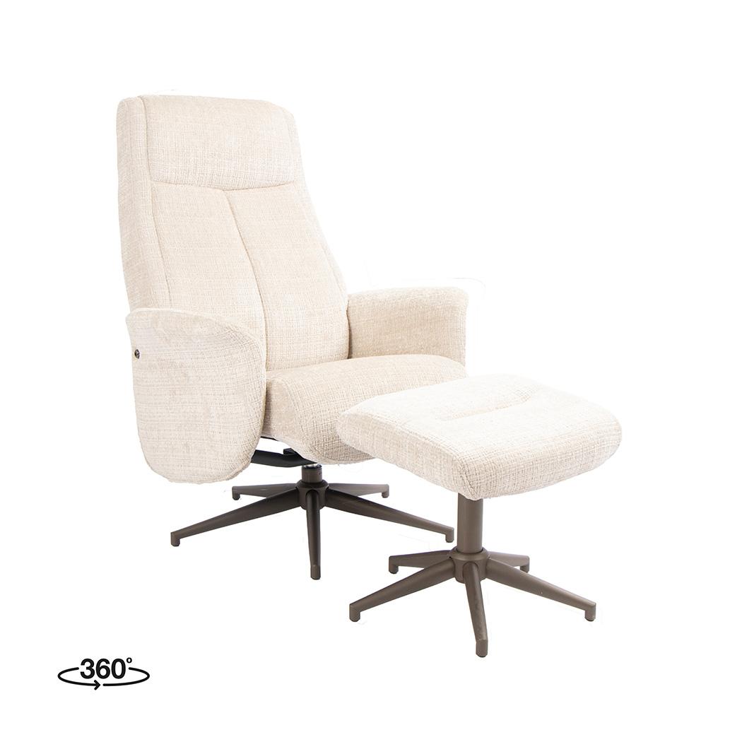  Fauteuil Tumba - Naturel - Cremona - One Size afbeelding 1