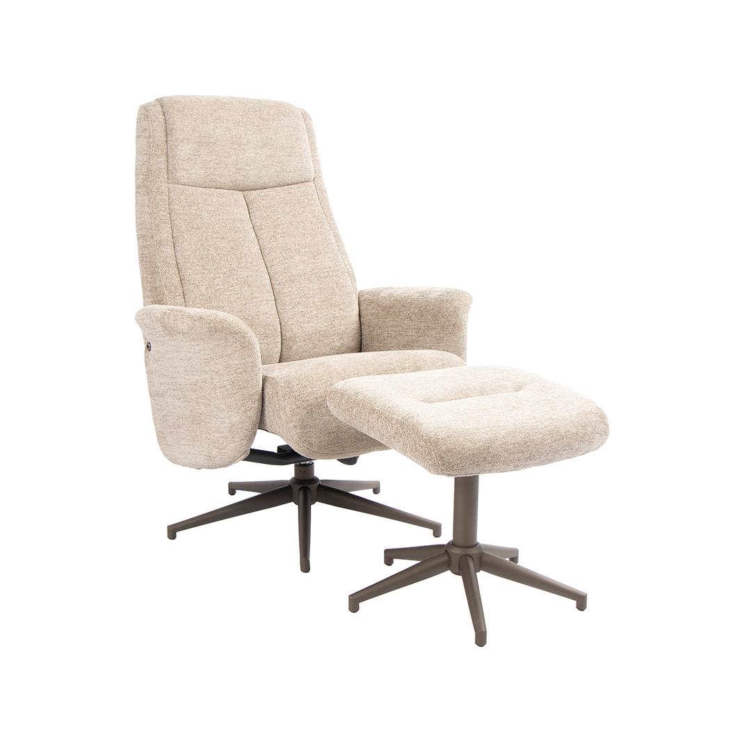  Fauteuil Tumba - Taupe - Raven - One Size afbeelding 2