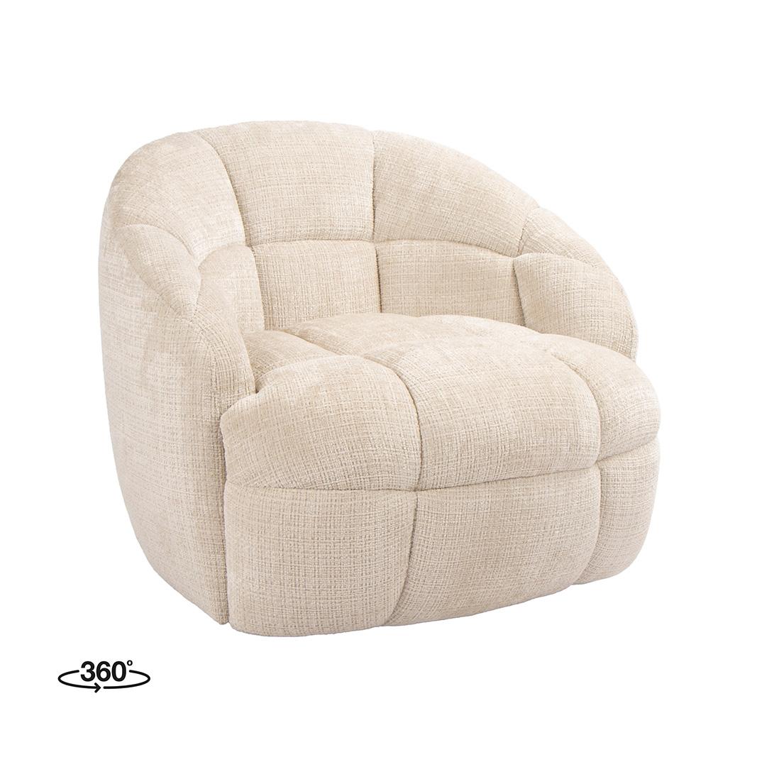  Fauteuil Bubble - Naturel - Cremona - One Size afbeelding 1