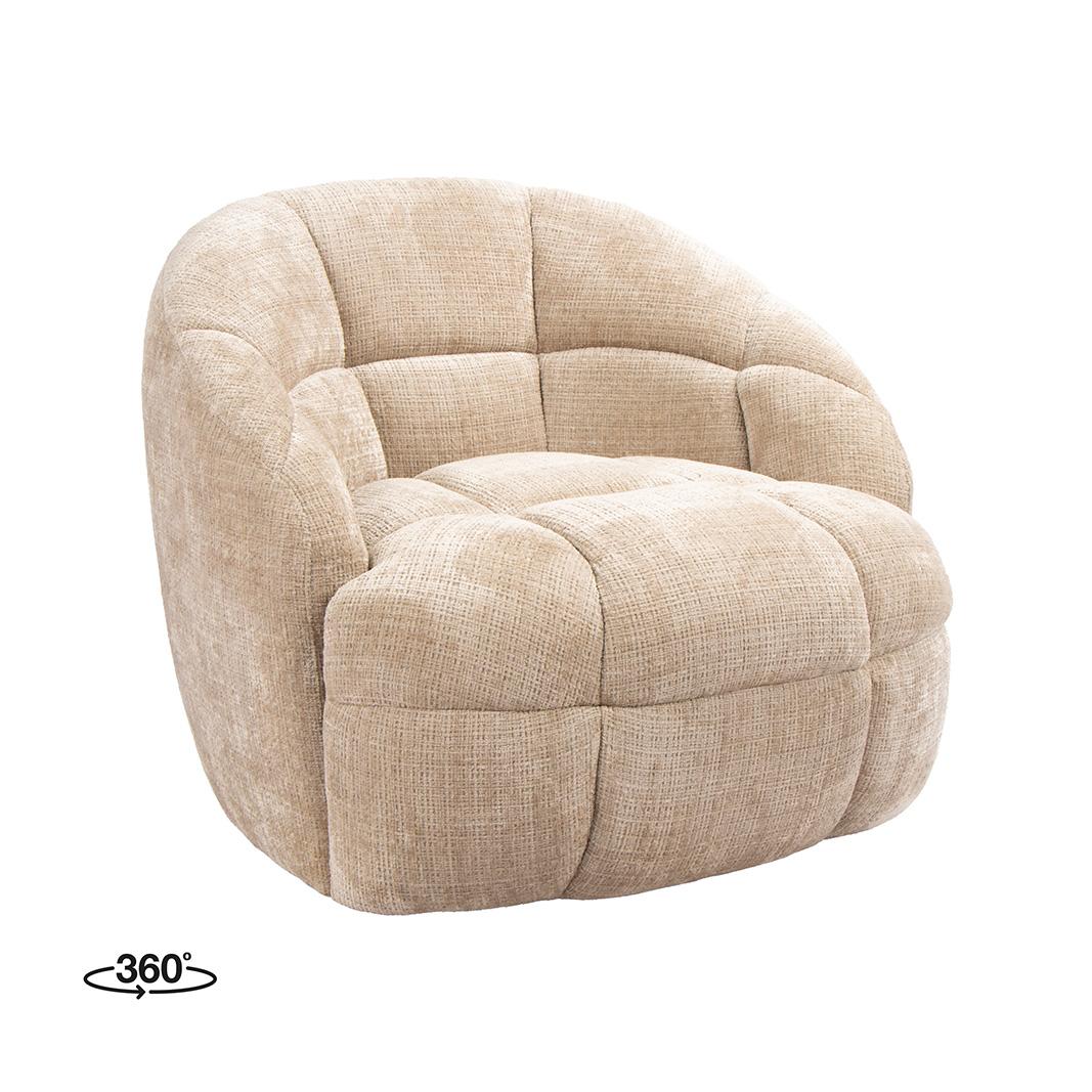  Fauteuil Bubble - Beige - Cremona - One Size afbeelding 1