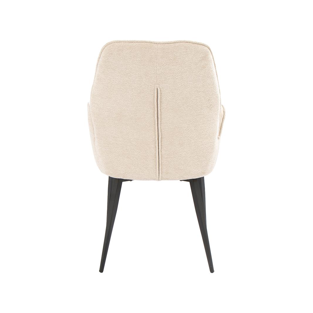  Eetkamerstoel Mayson - Naturel - Raven - Taupe Metaal afbeelding 5