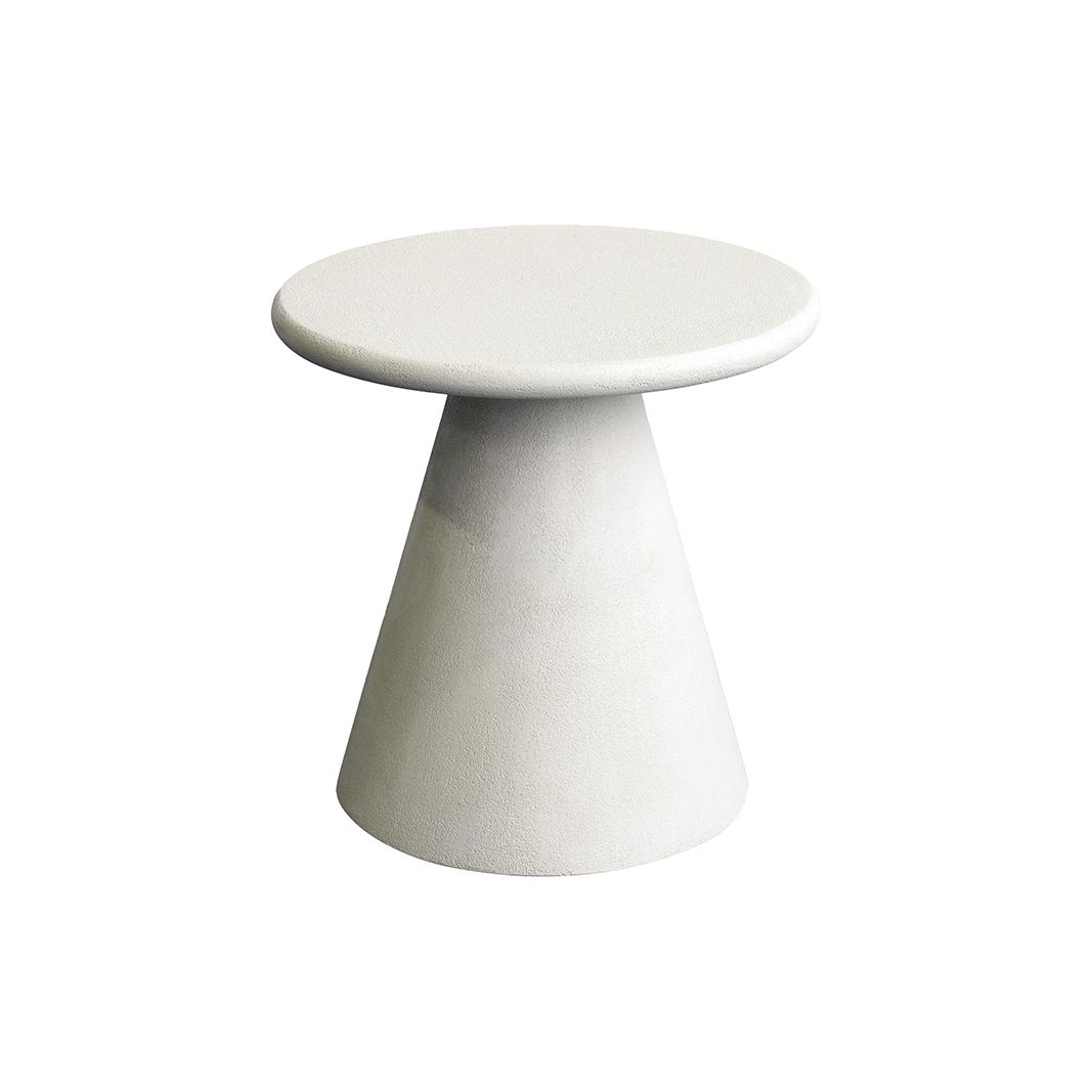  Bijzettafel Elan - Beige - Concrete - 45x45 cm afbeelding 1