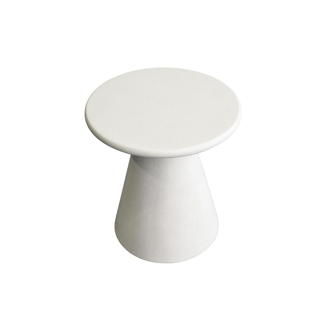 Bijzettafel Elan - Beige - Concrete - 45x45 cm afbeelding 2