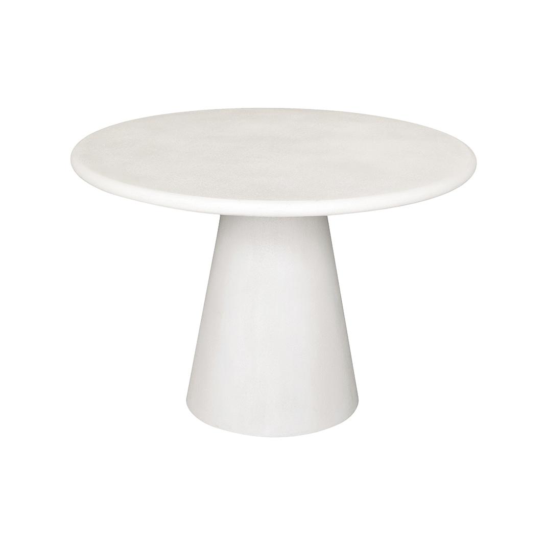  Eetkamertafel Elan - Beige - Concrete - 130x130 cm afbeelding 2