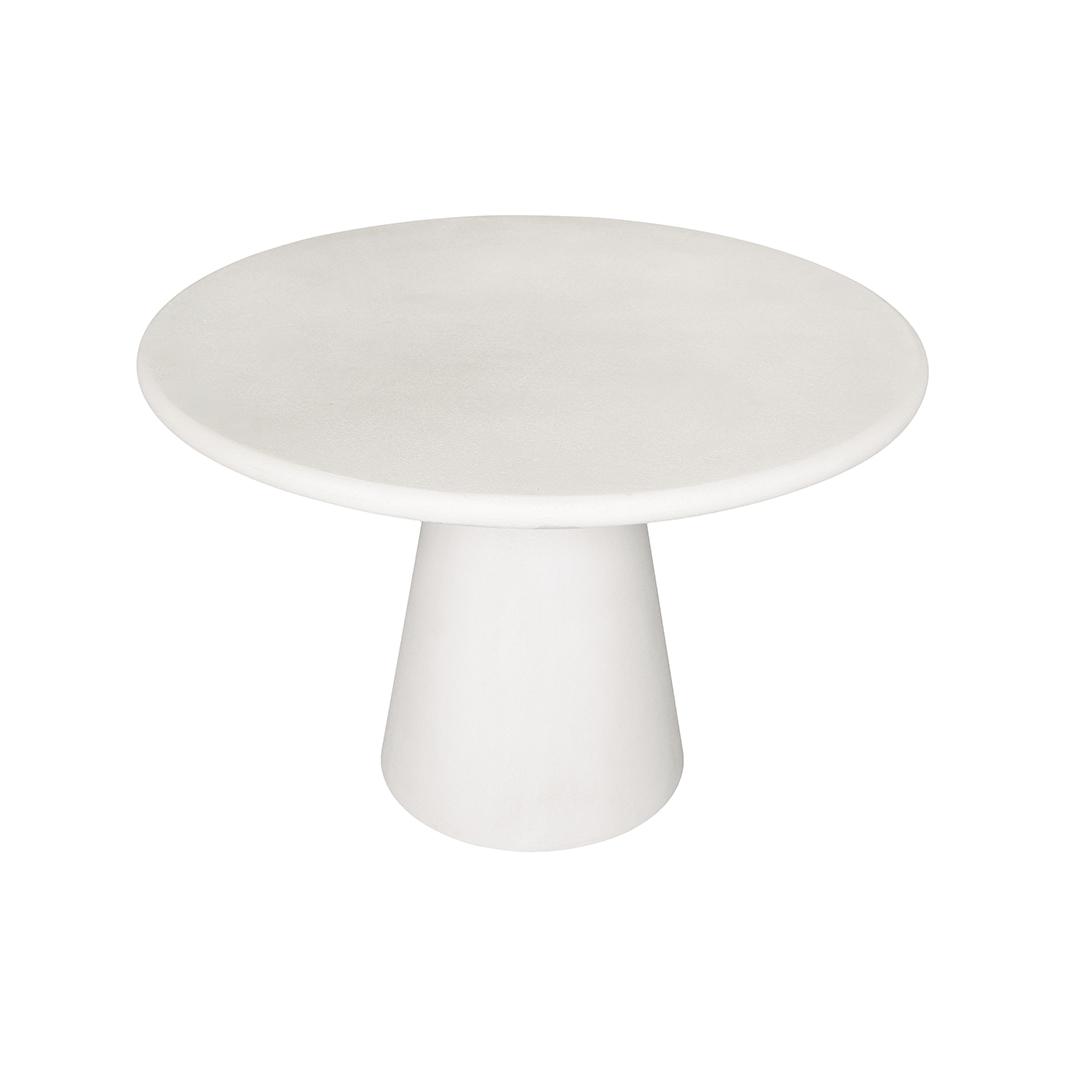  Eetkamertafel Elan - Beige - Concrete - 130x130 cm afbeelding 3