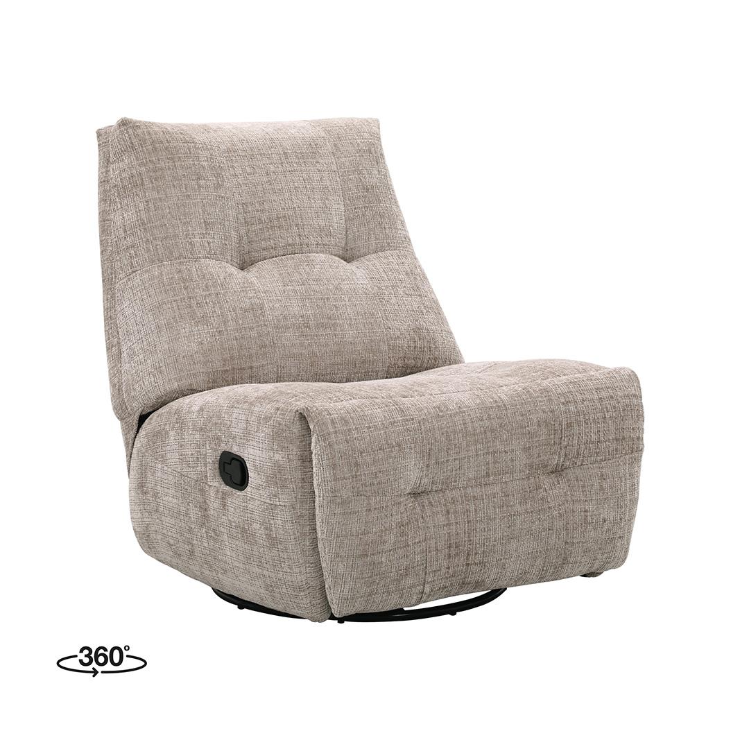  Fauteuil Reset Spot - Beige - Cremona - Manueel Verstelbaar afbeelding 1