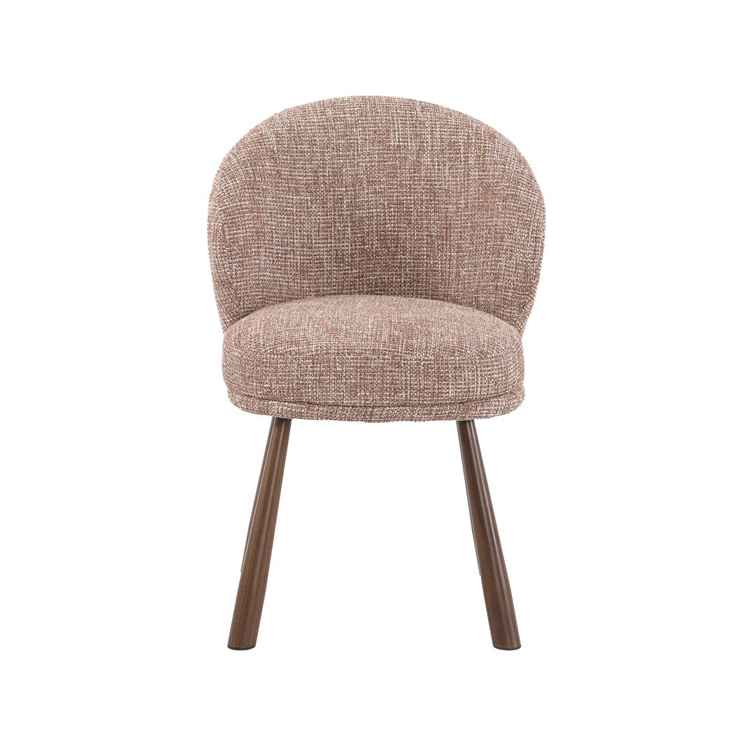 Eetkamerstoel Haya - Blush - Pure Weave - Walnoot Metaal afbeelding 2