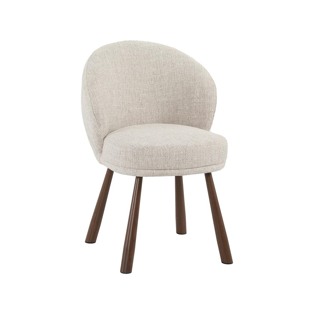  Eetkamerstoel Haya - Naturel - Pure Weave - Walnoot Metaal afbeelding 1