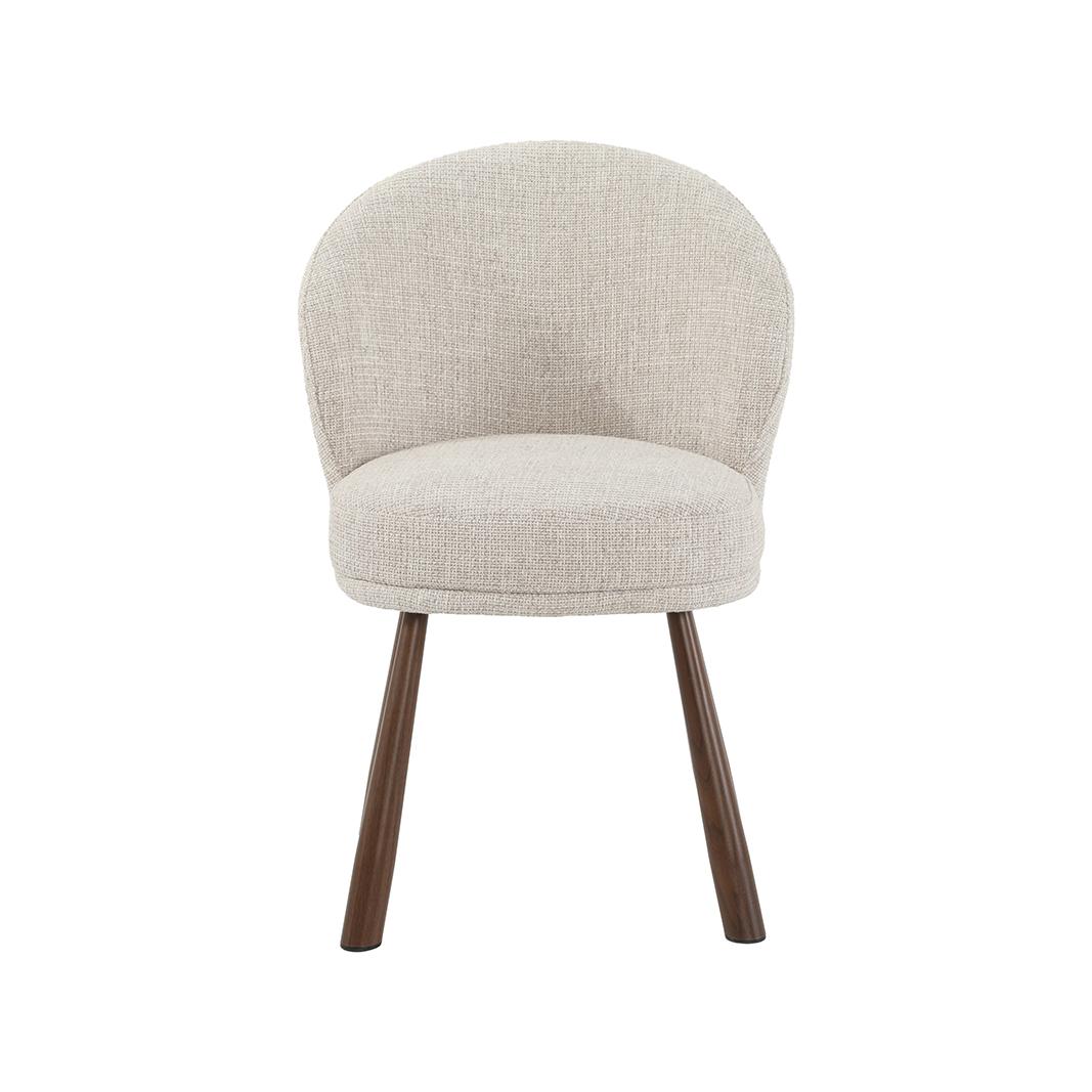  Eetkamerstoel Haya - Naturel - Pure Weave - Walnoot Metaal afbeelding 2