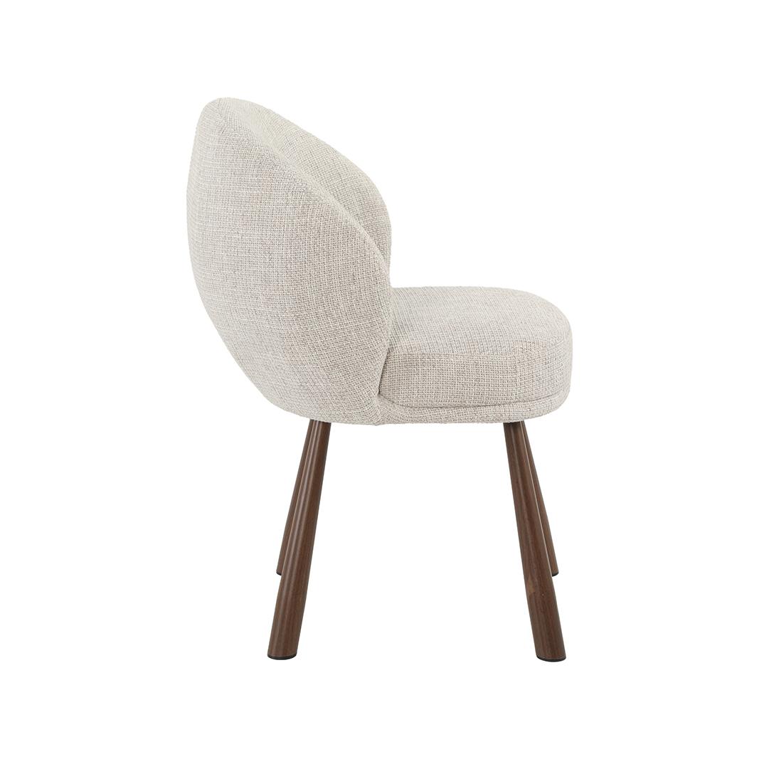  Eetkamerstoel Haya - Naturel - Pure Weave - Walnoot Metaal afbeelding 3