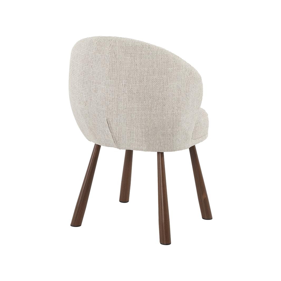  Eetkamerstoel Haya - Naturel - Pure Weave - Walnoot Metaal afbeelding 4