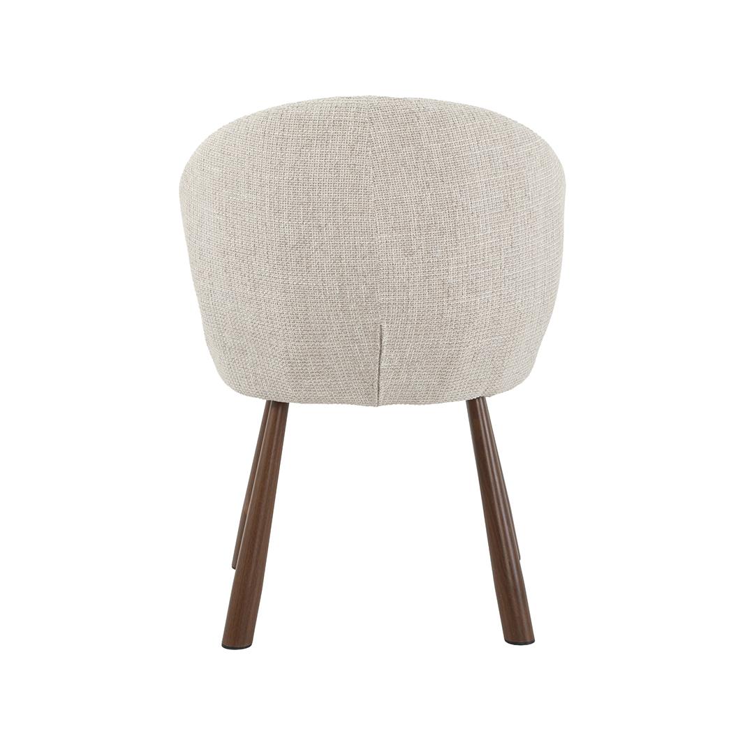  Eetkamerstoel Haya - Naturel - Pure Weave - Walnoot Metaal afbeelding 5
