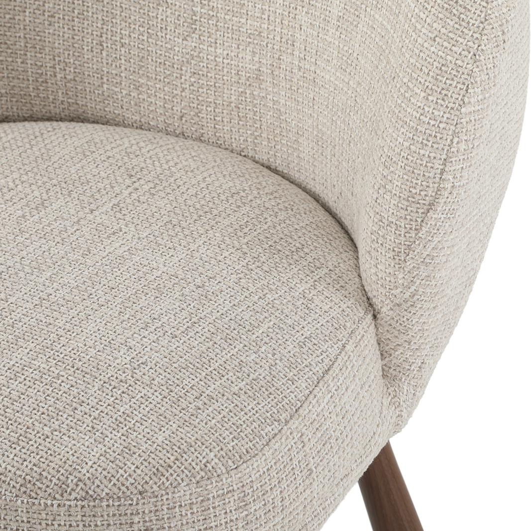  Eetkamerstoel Haya - Naturel - Pure Weave - Walnoot Metaal afbeelding 6
