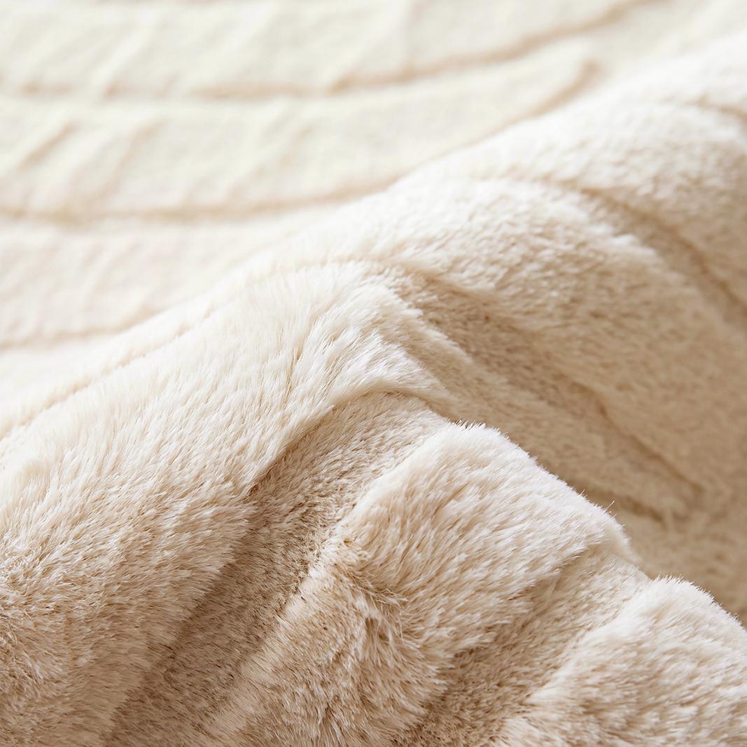  Vloerkleden Nilo - Beige - Polyester - 200x200 cm - Rond afbeelding 3