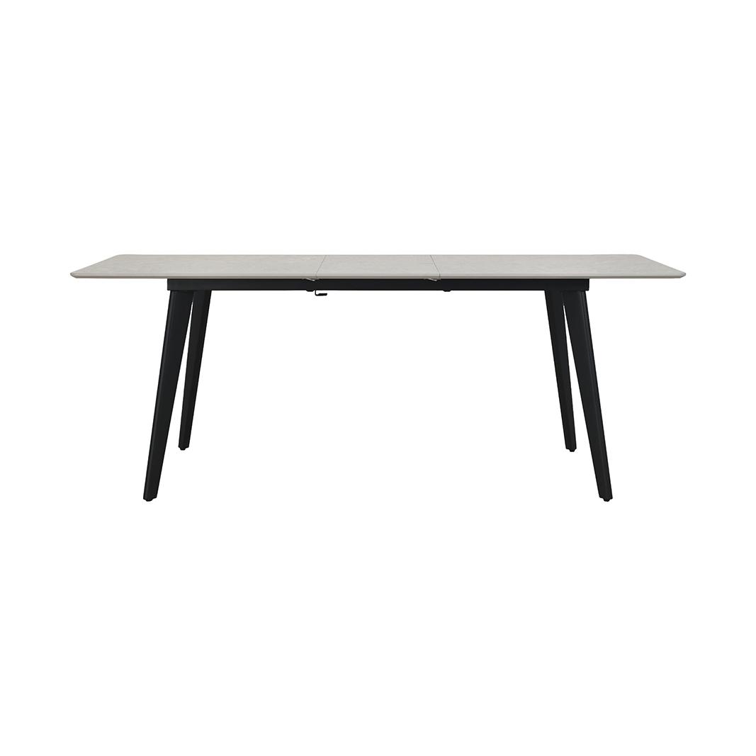  Eetkamertafel Japandi Slim - Beige - Marmer - 160/200x100 cm afbeelding 4