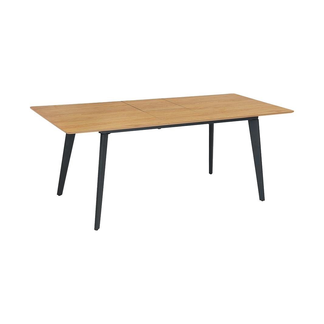  Eetkamertafel Japandi Slim - Naturel - Eiken - 160/200x100 cm afbeelding 3