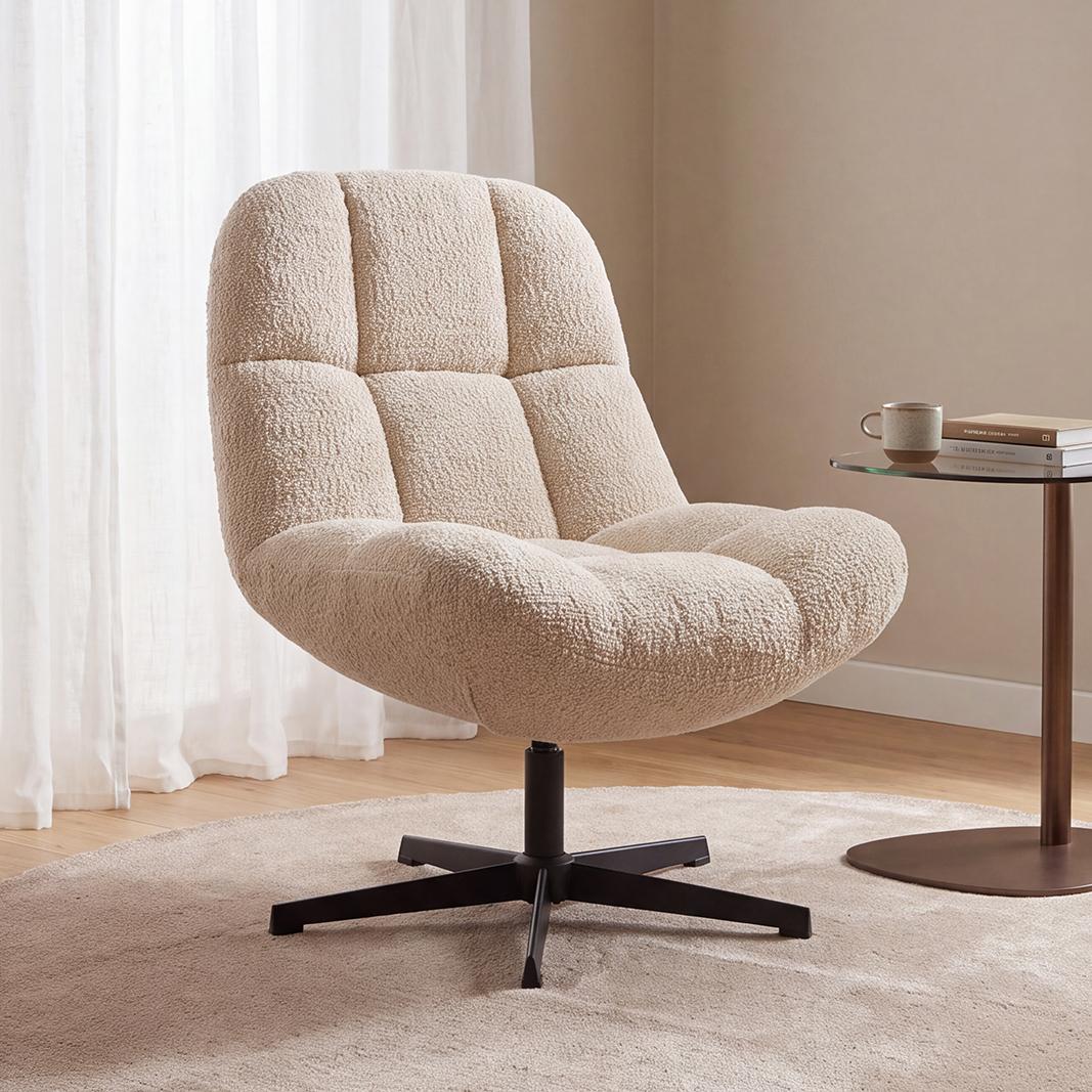  Fauteuil Cocoon - Naturel - Sweet - One Size afbeelding 1